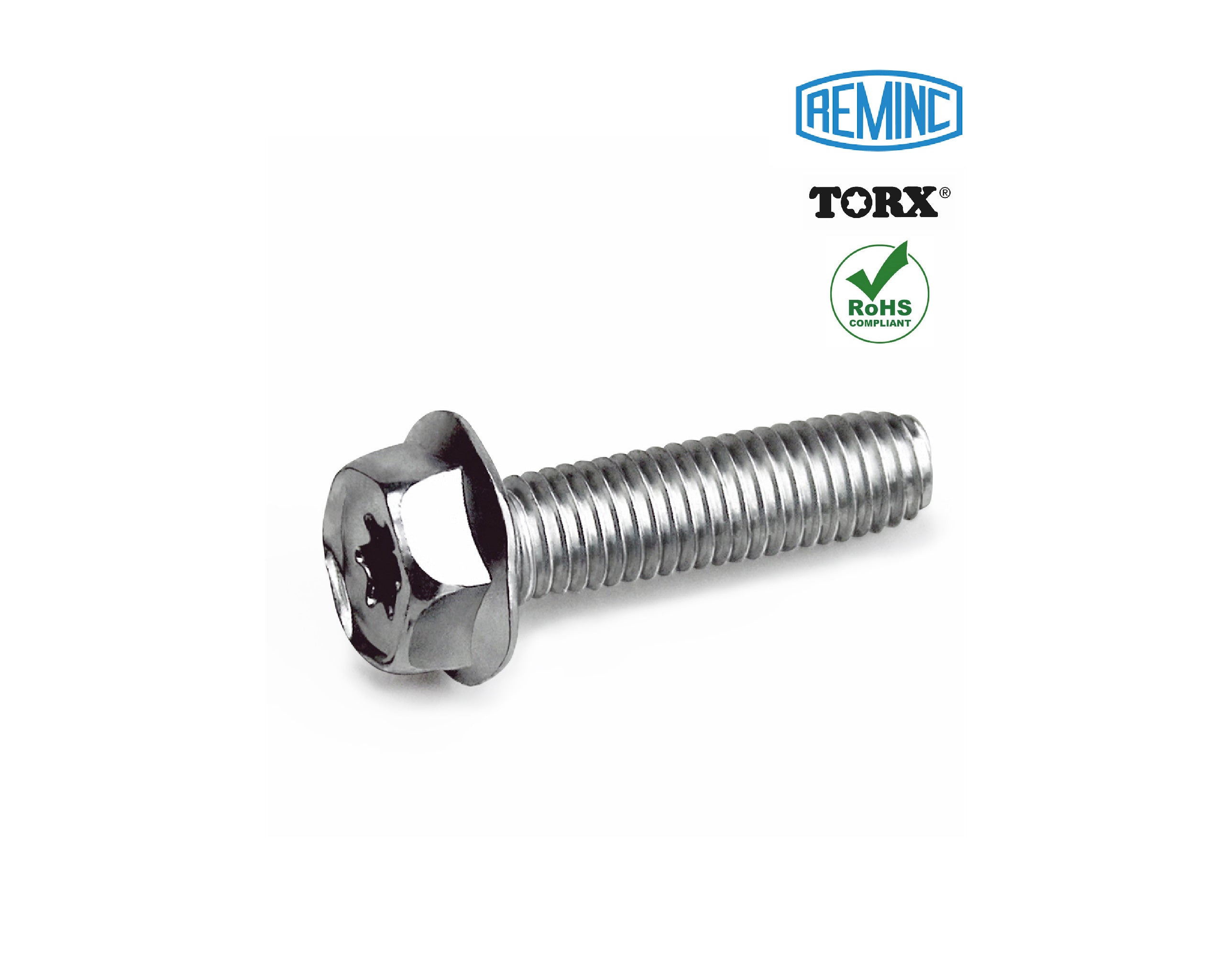 POWERLOK® Licensed screw, Hexagonal flange head TORX® recess – StockScrews