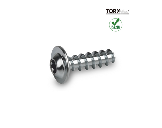 Vis CELOspArk®, tête cylindrique bombée avec embase, TORX PLUS®